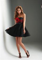 2011 Flirt Homecoming PF2004.  Available in Really Red/Black, Vivid Purple/Black